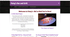 Desktop Screenshot of patsysbarandgrill.com